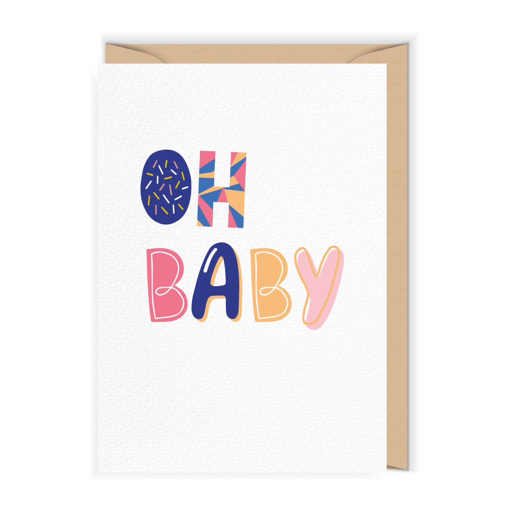 Greeting card - Cudowianki - Oh Baby, 12 x 17 cm