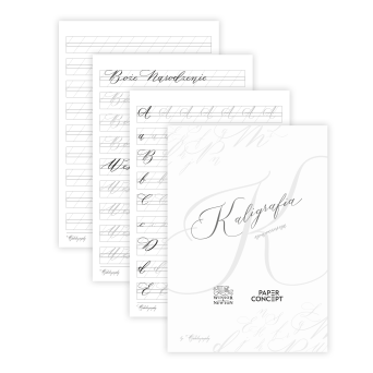 Calligraphy practice sheet - PaperConcept - Christmas expressions