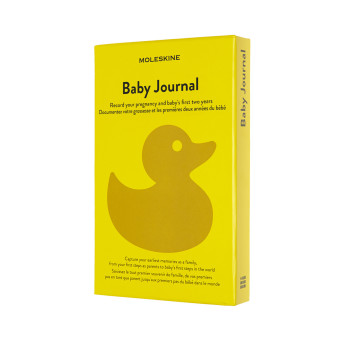 Notatnik Passion Journal Baby - Moleskine - żółty twardy L