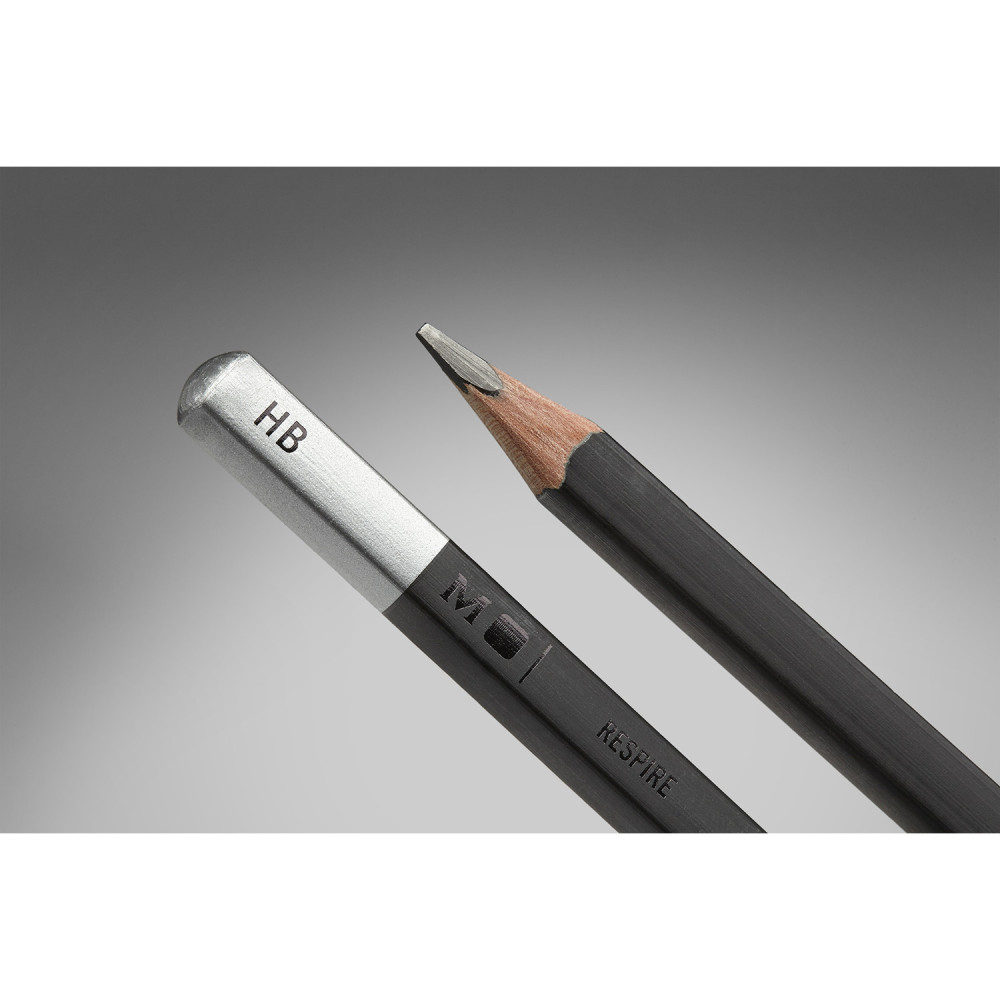 Zestaw ołówków z drewna cedrowego w metalowym etui - Moleskine - 5 szt.