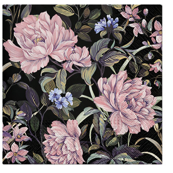 Serwetki ozdobne - Paw - Flowers Mystery, 20 szt.