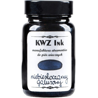 Atrament do piór wiecznych - KWZ Ink - niebieskoczarny galusowy, 60 ml