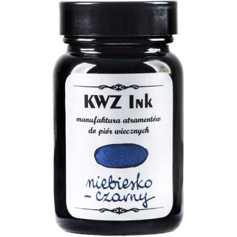 Calligraphy Ink - KWZ Ink - black blue, 60 ml