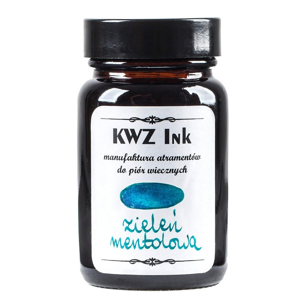 Atrament do piór wiecznych - KWZ Ink - zieleń mentolowa, 60 ml