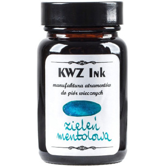 Atrament do piór wiecznych - KWZ Ink - zieleń mentolowa, 60 ml