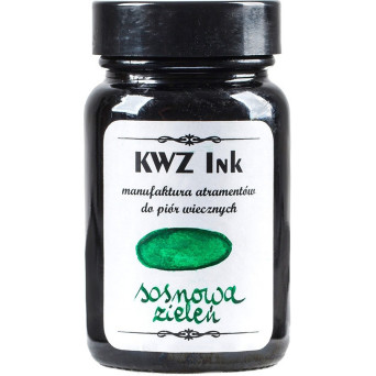 Atrament do piór wiecznych - KWZ Ink - sosnowa zieleń, 60 ml