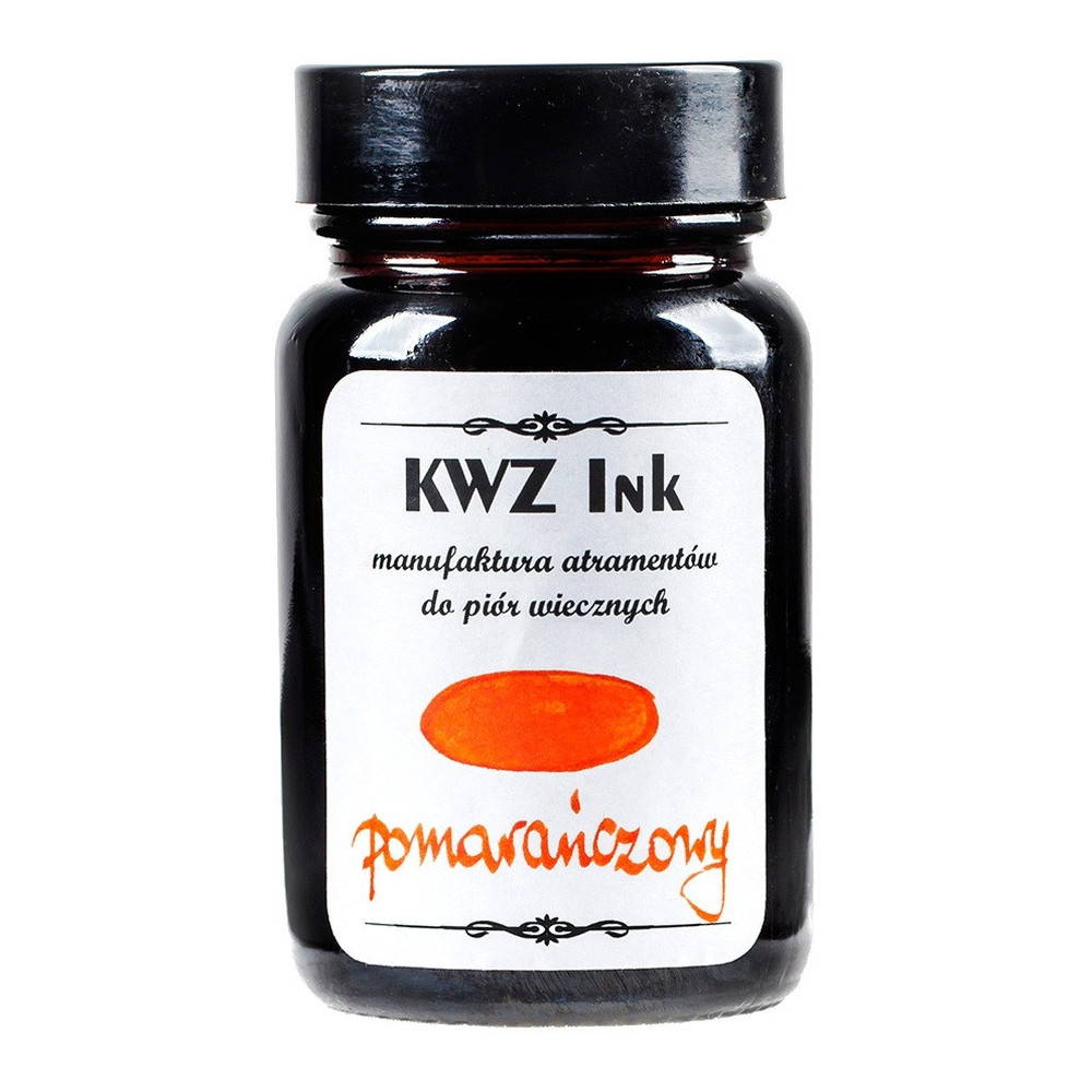 Atrament do piór wiecznych - KWZ Ink - pomarańczowy, 60 ml