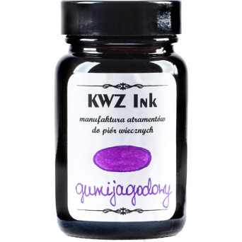 Atrament do piór wiecznych - KWZ Ink - gumijagodowy, 60 ml