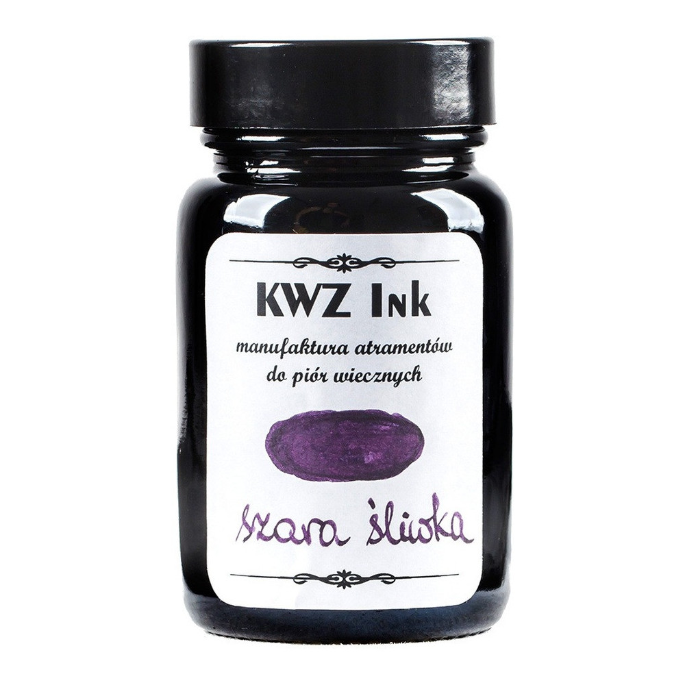 Atrament do piór wiecznych - KWZ Ink - szara śliwka, 60 ml