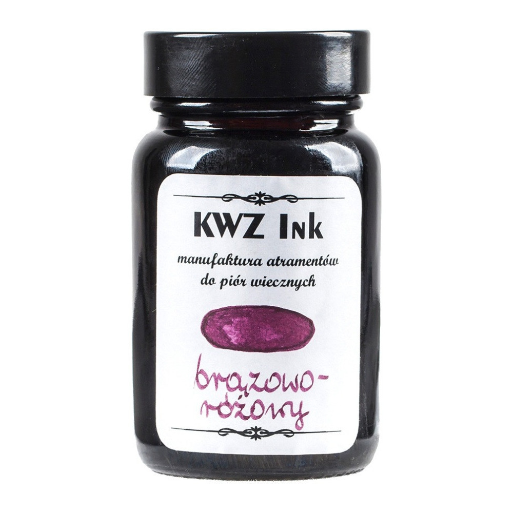 Atrament do piór wiecznych - KWZ Ink - brązoworóżowy, 60 ml