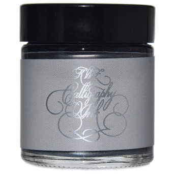 Tusz Calligraphy Ink, metaliczny - KWZ Ink - srebrny, 25 g
