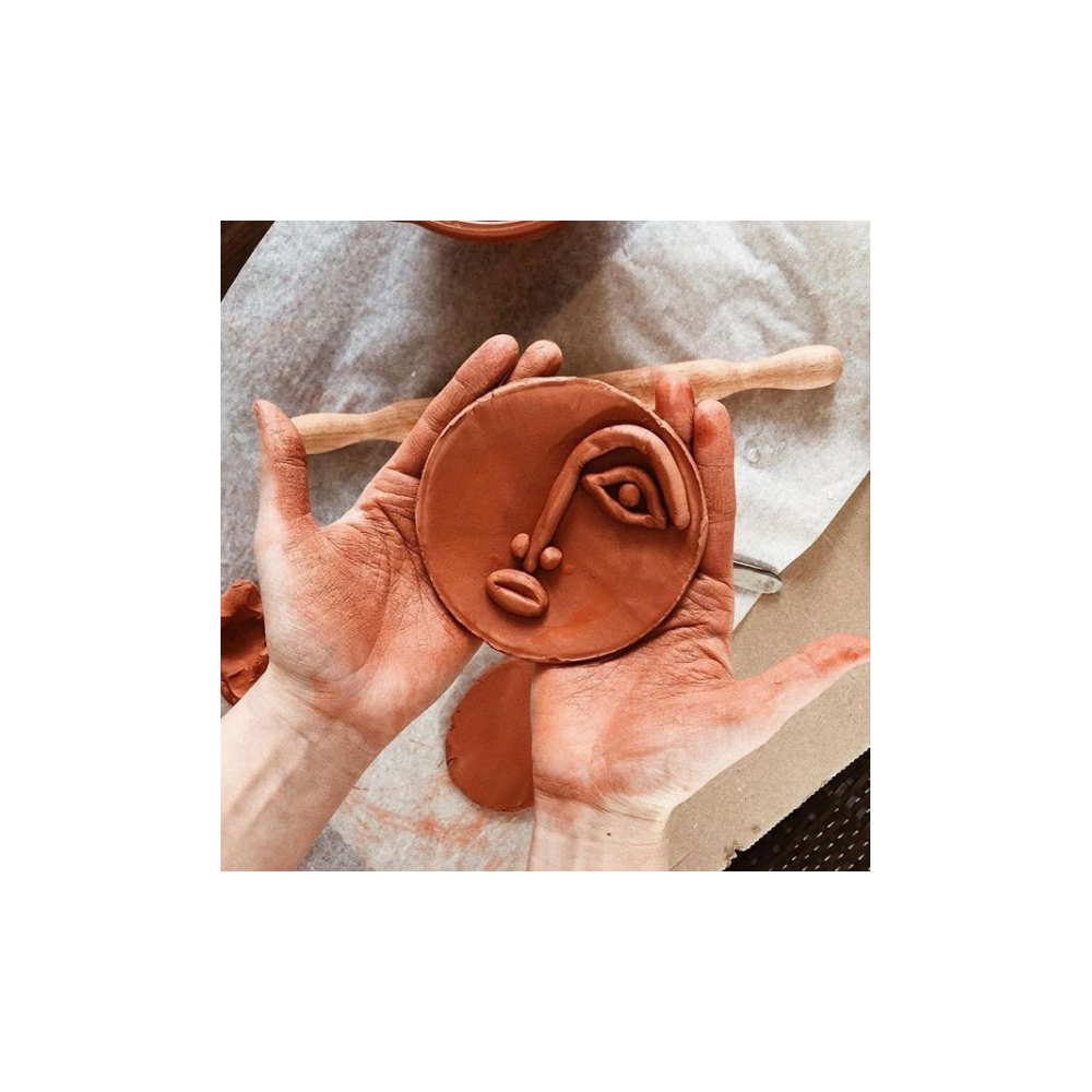 Masa modelarska - DAS - terracotta, 0,5 kg