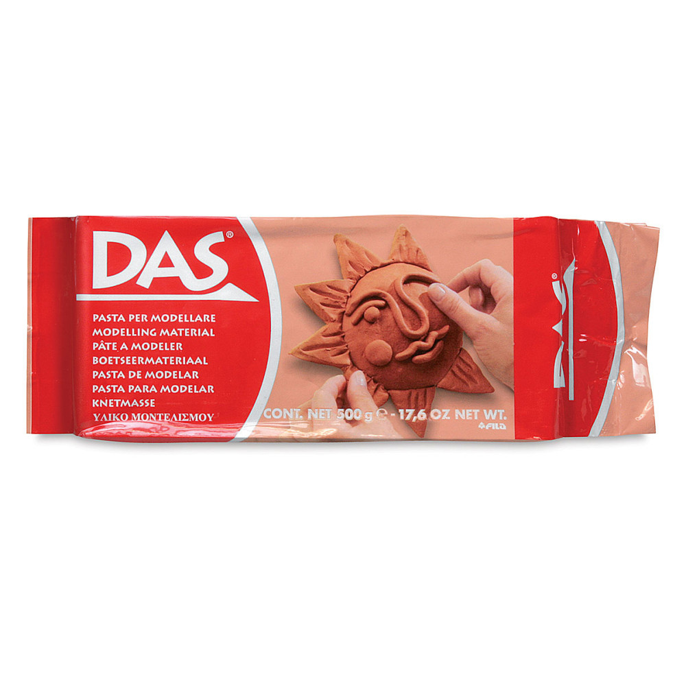 Masa modelarska - DAS - terracotta, 0,5 kg