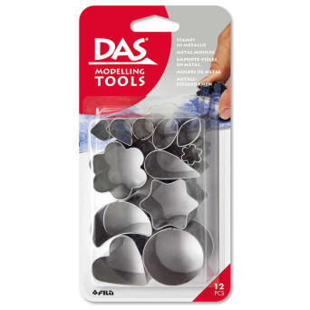 Set of metal moulds - DAS - 12 pcs