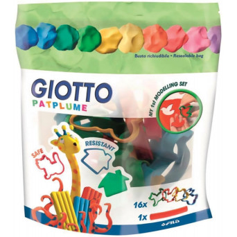 Set of plastic moulds with roller - Giotto - 17 pcs