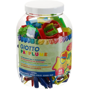 Modelling shapes and accessories set - Giotto - 95 pcs