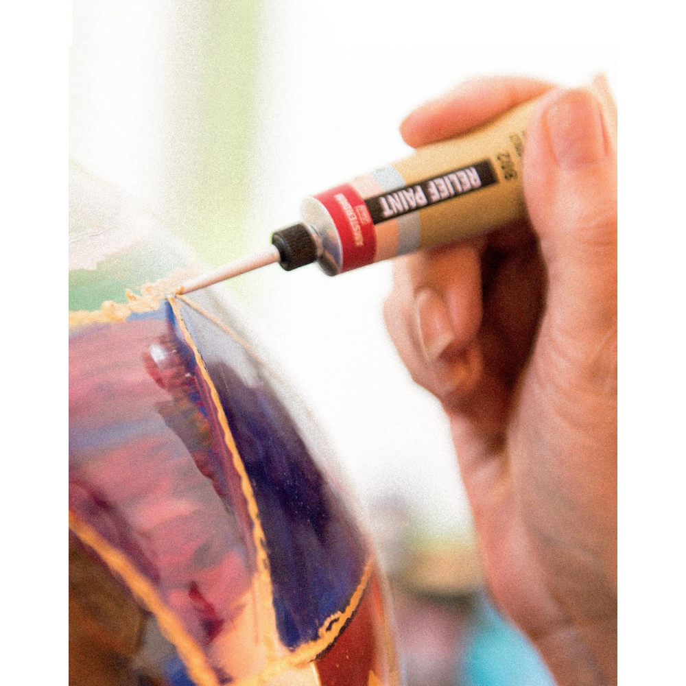 Relief glass paint tube - Amsterdam - Reddish Brown, 20 ml