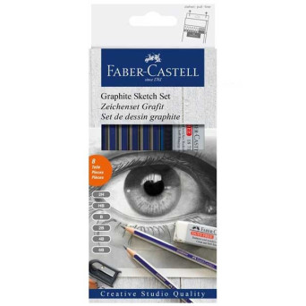 Goldfaber Graphite Sketch set - Faber-Castell - 8 pcs