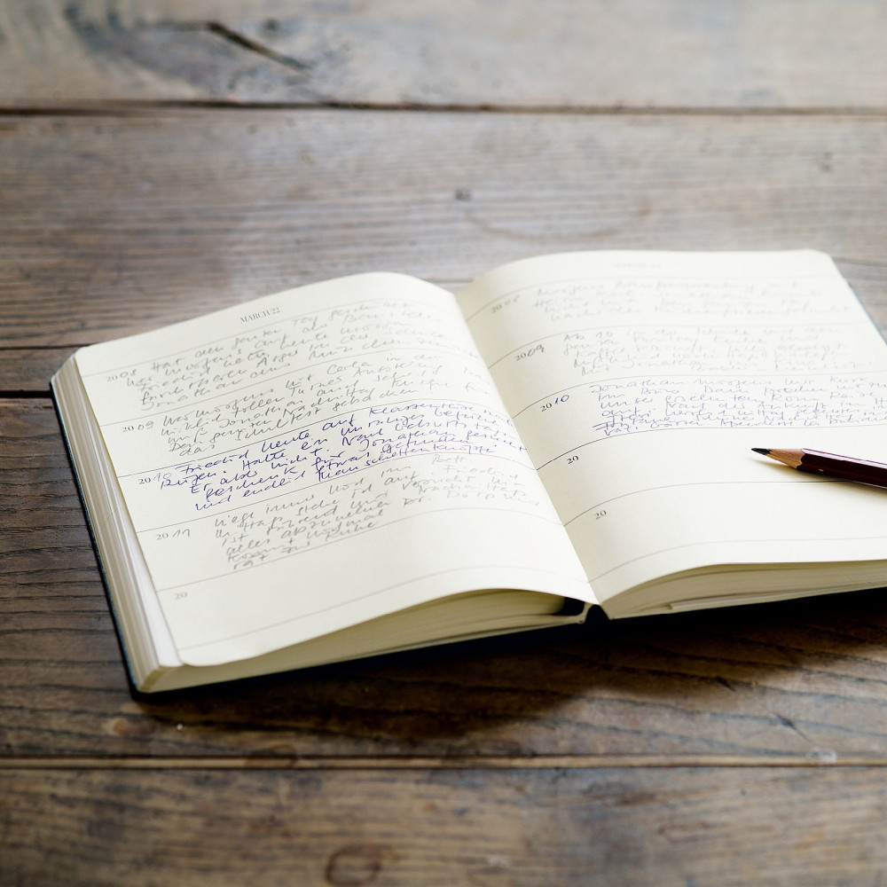 The 5 year memory book, Some lines a day - Leuchtturm1917 - black, hard cover, A5