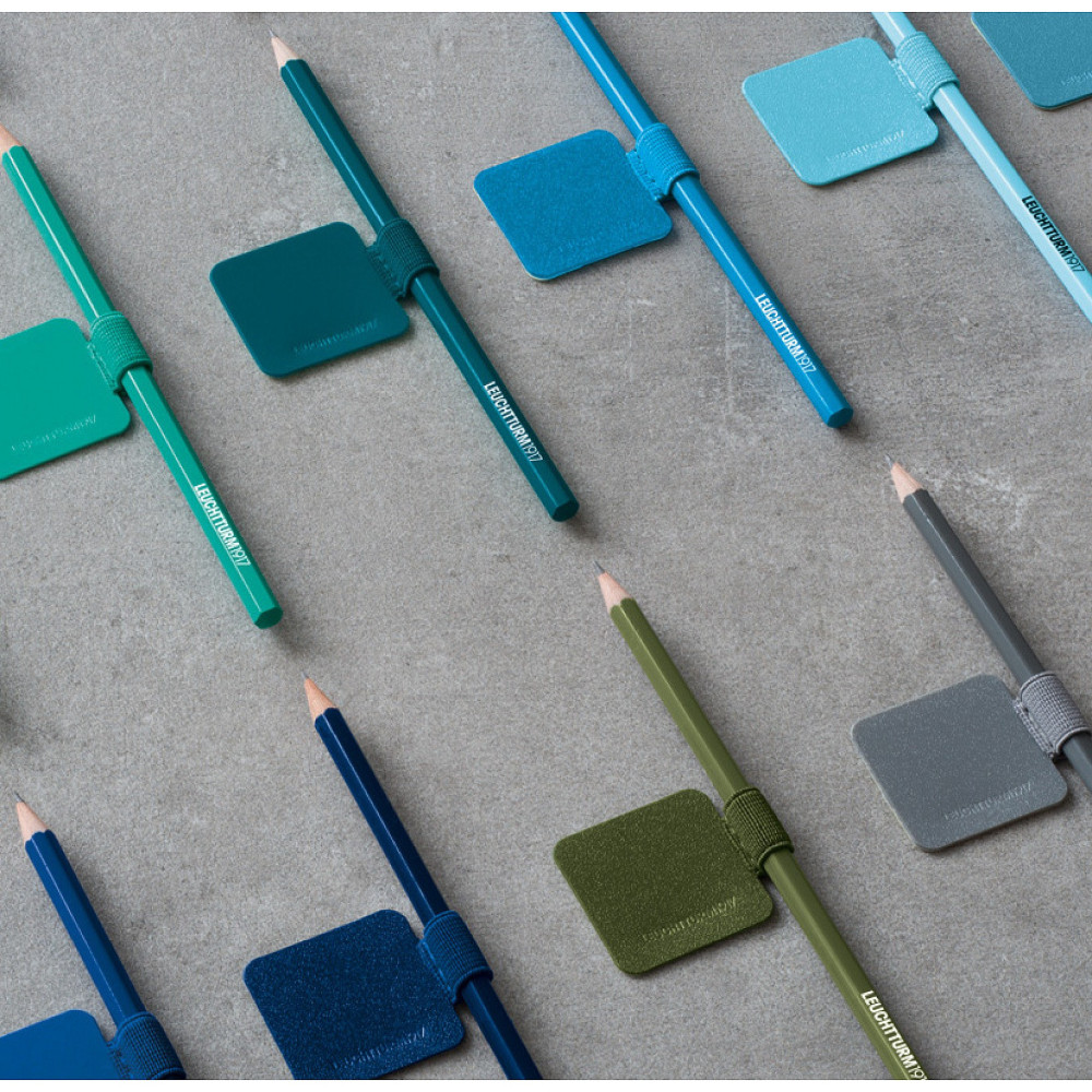 Pen loop, elastic pen holder - Leuchtturm1917 - Stone Blue