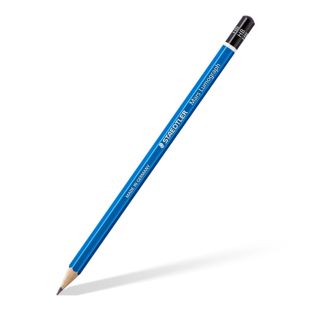 Set of Mars Lumograph graphite pencils - Staedtler - 8B-HB, 6 pcs.