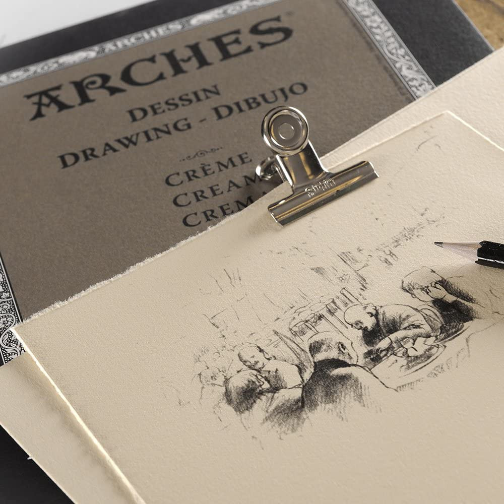 Blok rysunkowy - Arches - cream, 23 x 31 cm, 200 g, 16 ark.