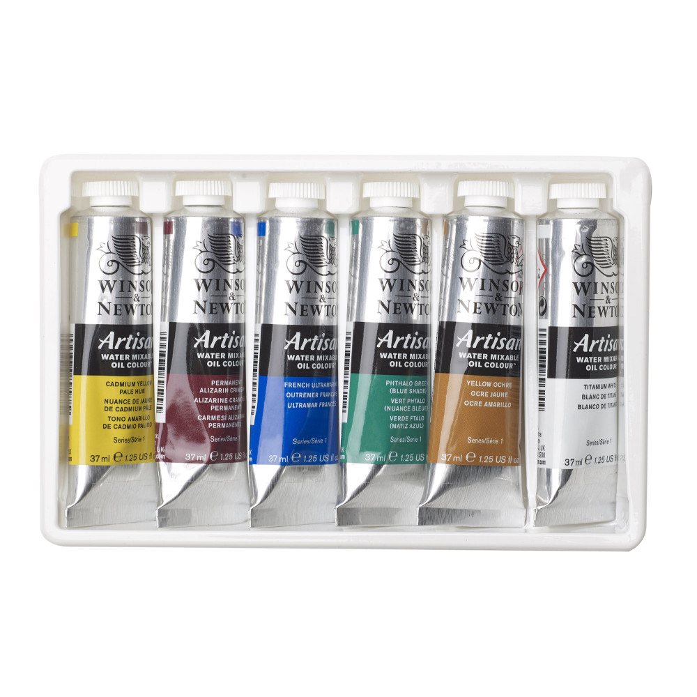 Set of Artisan oil paints in tubes - Winsor&Newton - 6 colors x 37 ml