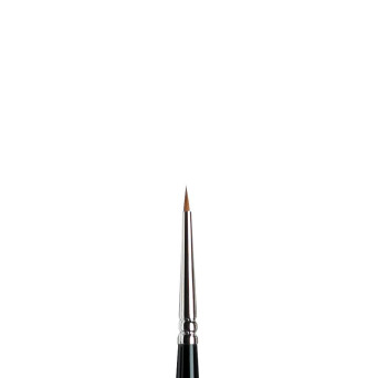 Kolinsky Sable Miniature brush, round, series 7 - Winsor & Newton - short handle, no. 0