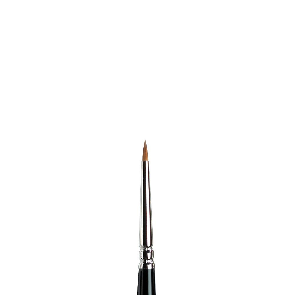 Kolinsky Sable Miniature brush, round, series 7 - Winsor & Newton - short handle, no. 1