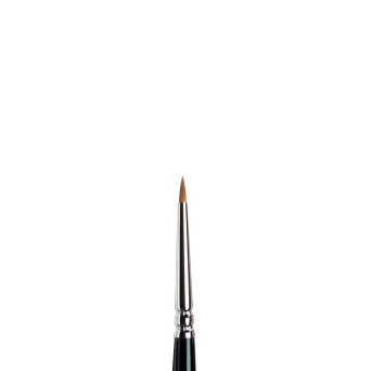 Kolinsky Sable Miniature brush, round, series 7 - Winsor & Newton - short handle, no. 1