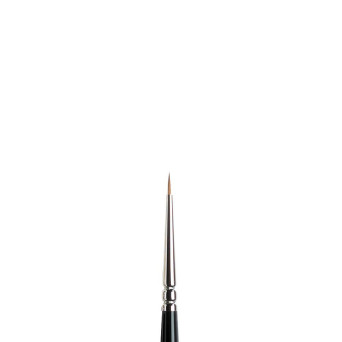 Kolinsky Sable brush, round, series 7 - Winsor & Newton - short handle, no. 000