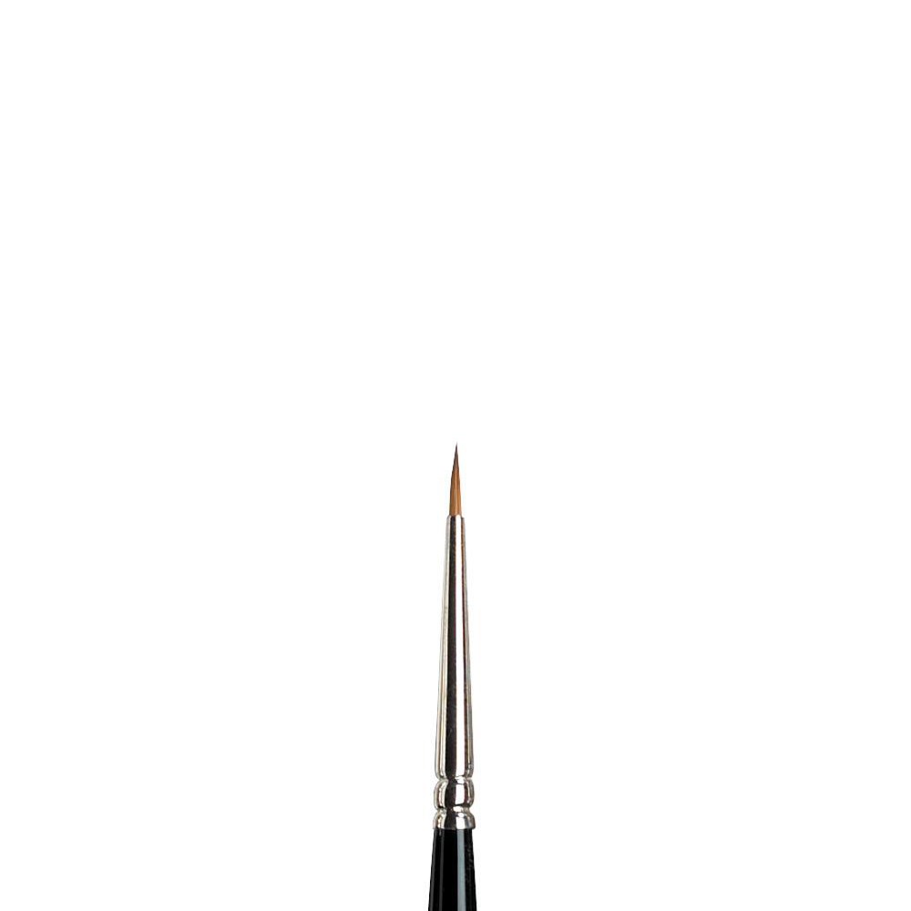 Kolinsky Sable brush, round, series 7 - Winsor & Newton - short handle, no. 00