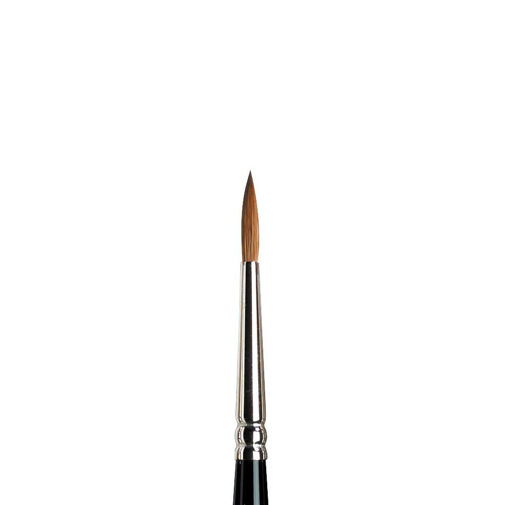 Kolinsky Sable brush, round, seria 7 - Winsor & Newton - short handle, no. 3