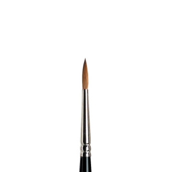 Kolinsky Sable brush, round, seria 7 - Winsor & Newton - short handle, no. 3