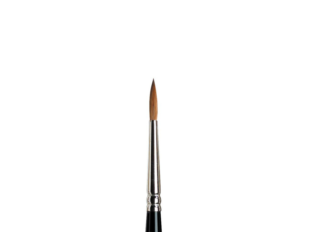 Kolinsky Sable brush, round, seria 7 - Winsor & Newton - short handle, no. 3