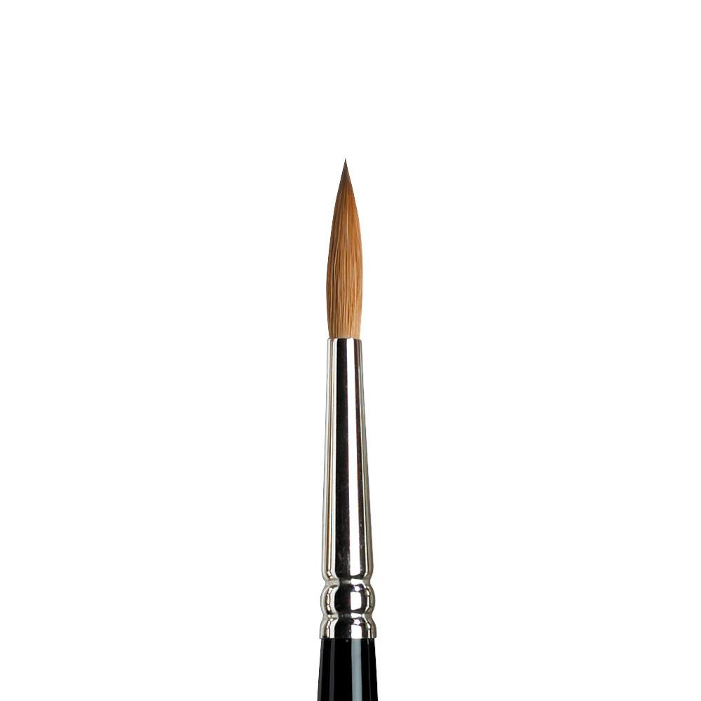 Kolinsky Sable brush, round, series 7- Winsor & Newton - short handle, no. 5
