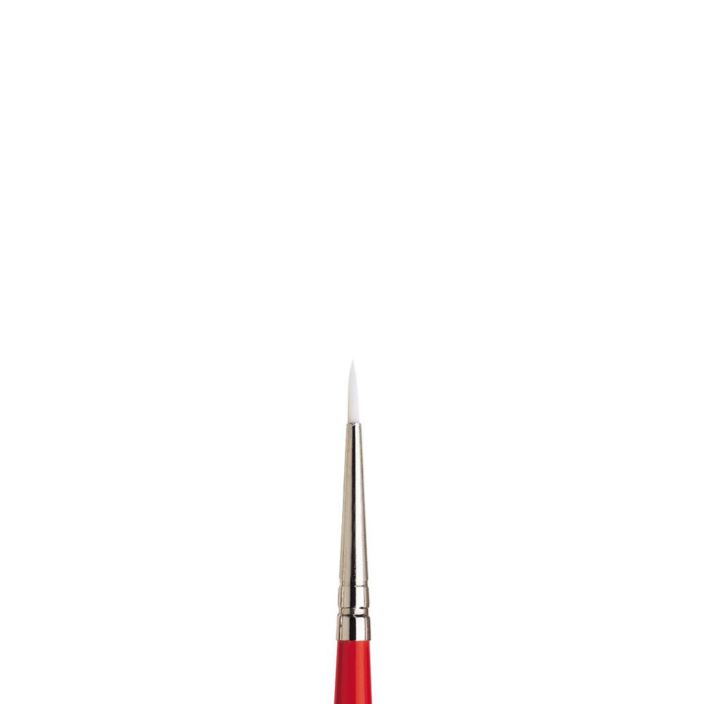 Pędzel okrągły, syntetyczny University - Winsor & Newton - krótka rączka, nr 0