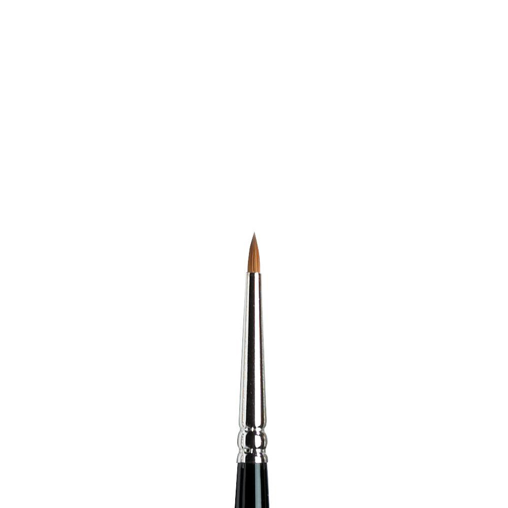Kolinsky Sable Miniature brush, round, series 7 - Winsor & Newton - short handle, no. 2