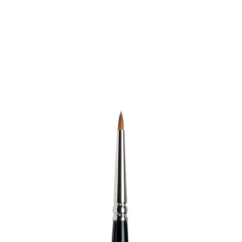 Kolinsky Sable Miniature brush, round, series 7 - Winsor & Newton - short handle, no. 2