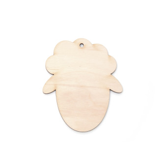 Drewniana zawieszka - Simply Crafting - baranek, 7,5 cm