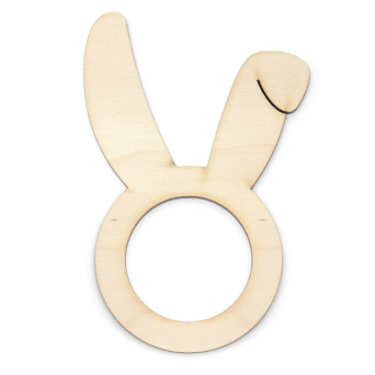 Wooden napkin holder - Simply Crafting - rabbit