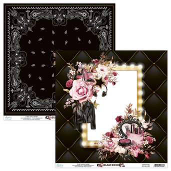 Papier do scrapbookingu 30 x 30 cm - Mintay - Glam Rock 02
