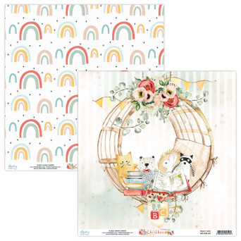 Scrapbooking paper 30 x 30 cm - Mintay - Childhood 04