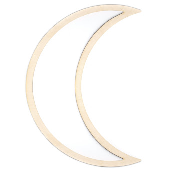 Wooden macrame base - Simply Crafting - moon, 48 cm