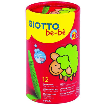 Grube kredki świecowe dla dzieci - Giotto bebe - 12 szt.