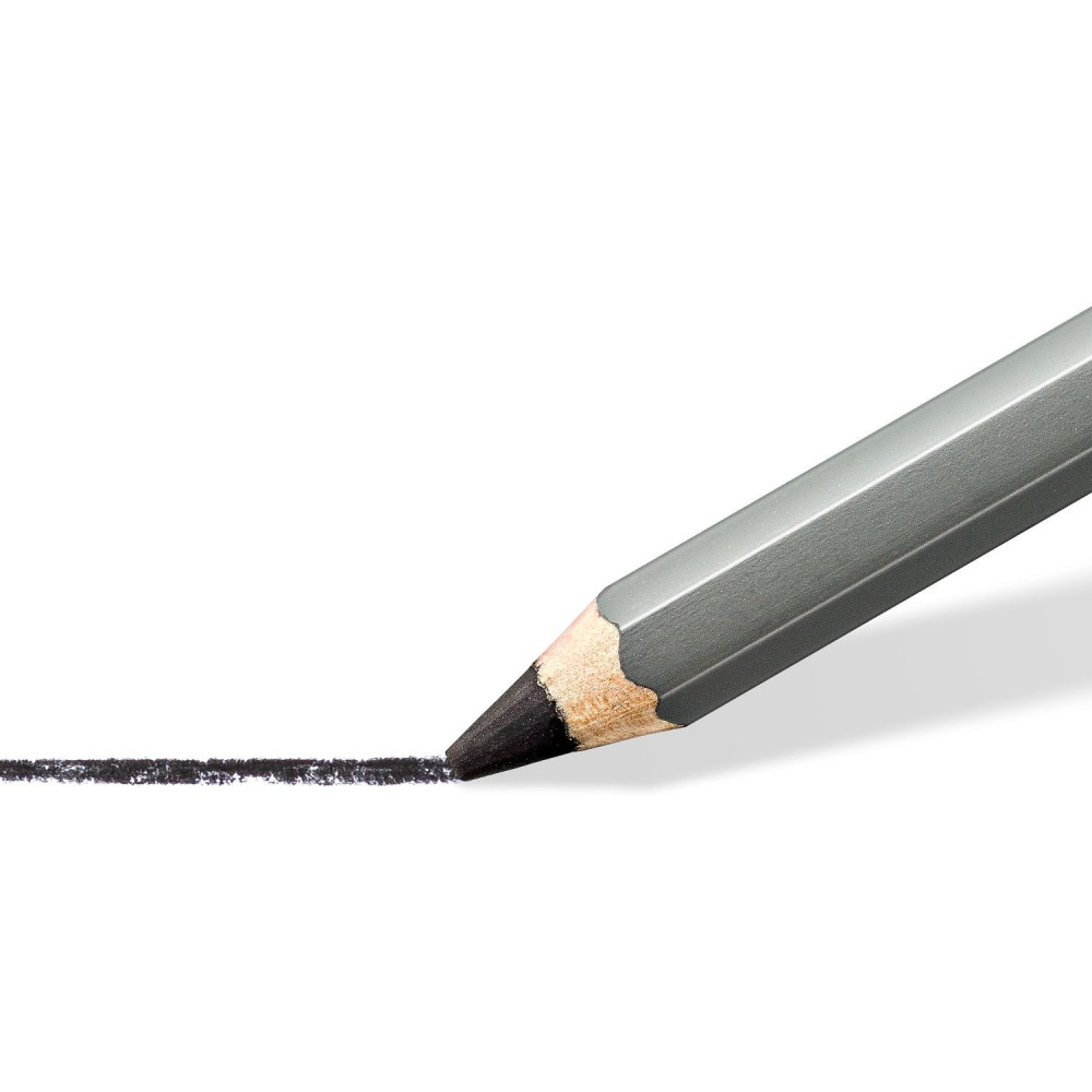 Charcoal Mars Lumograph pencils set - Staedtler - 4 pcs