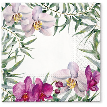 Decorative napkins - Paw - Elegant Orchid, 20 pcs