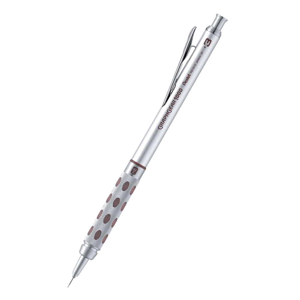 Mechanical pencil Graphgear 1000 - Pentel - brown, 0,3 mm