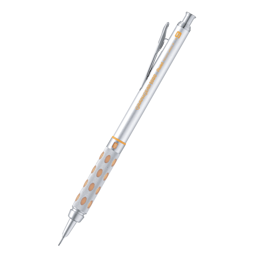 Mechanical pencil Graphgear 1000 - Pentel - yellow, 0,9 mm