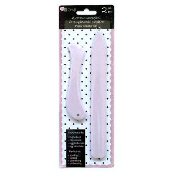 Zestaw do zaginania papieru, kostka introligatorska - DpCraft - 12 i 20,5 cm